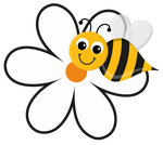 Honeybee with Flower